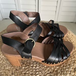 Dansko ankle strap heels